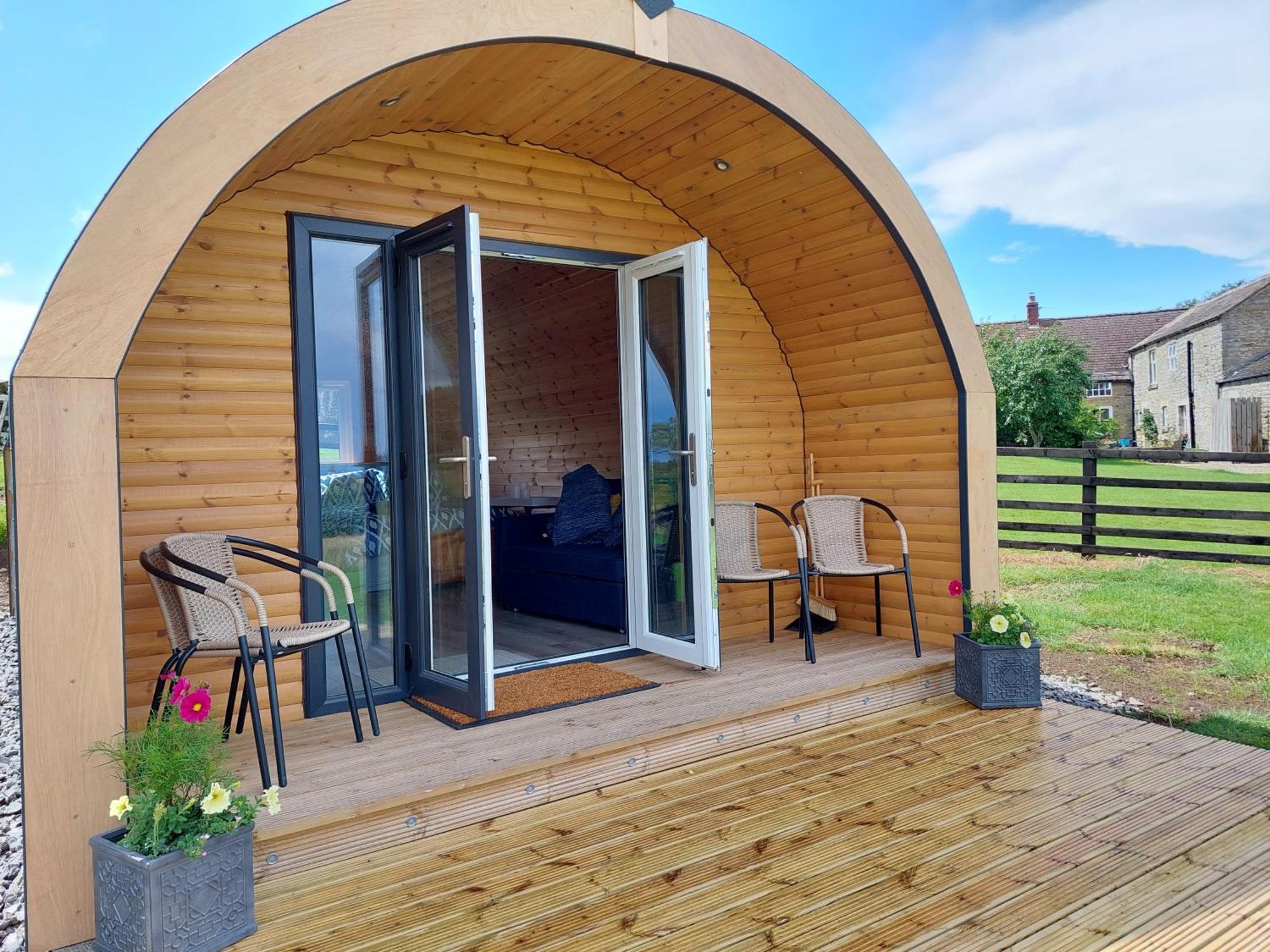 Apartmán High Whashton Springs Glamping Pod, Richmond Yorks Exteriér fotografie